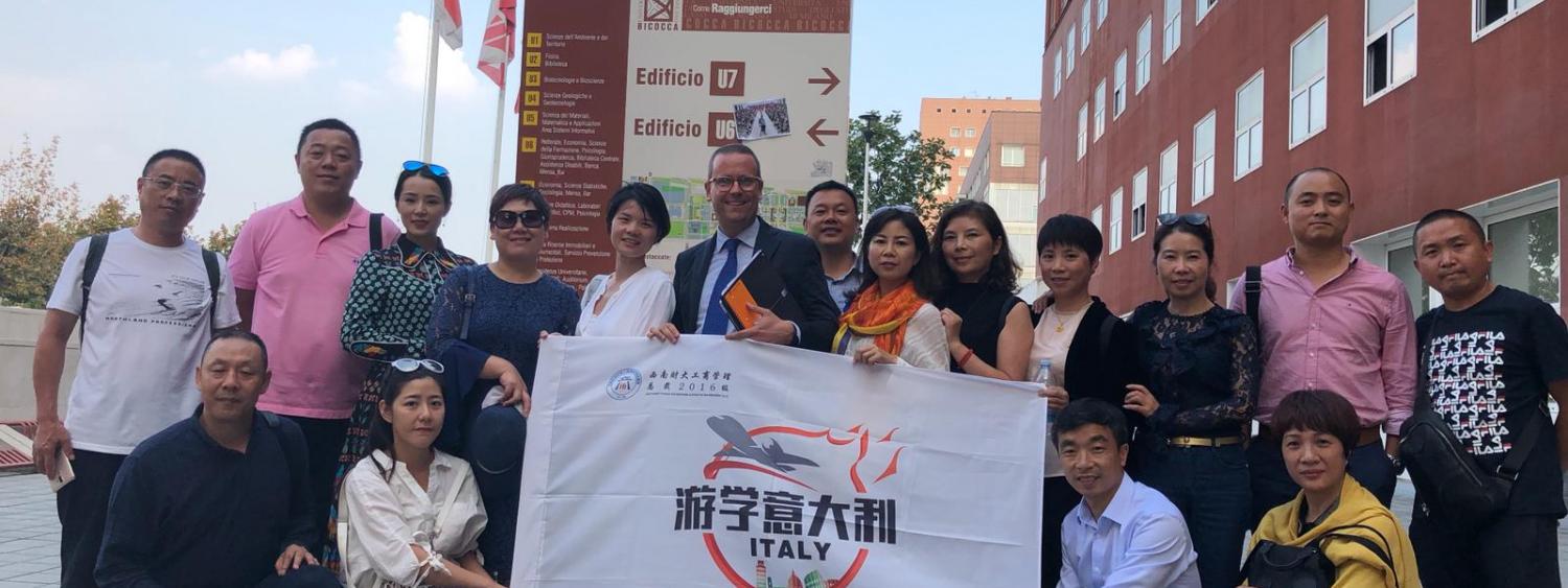 delegazione della Southwestern University of Finance and Economics