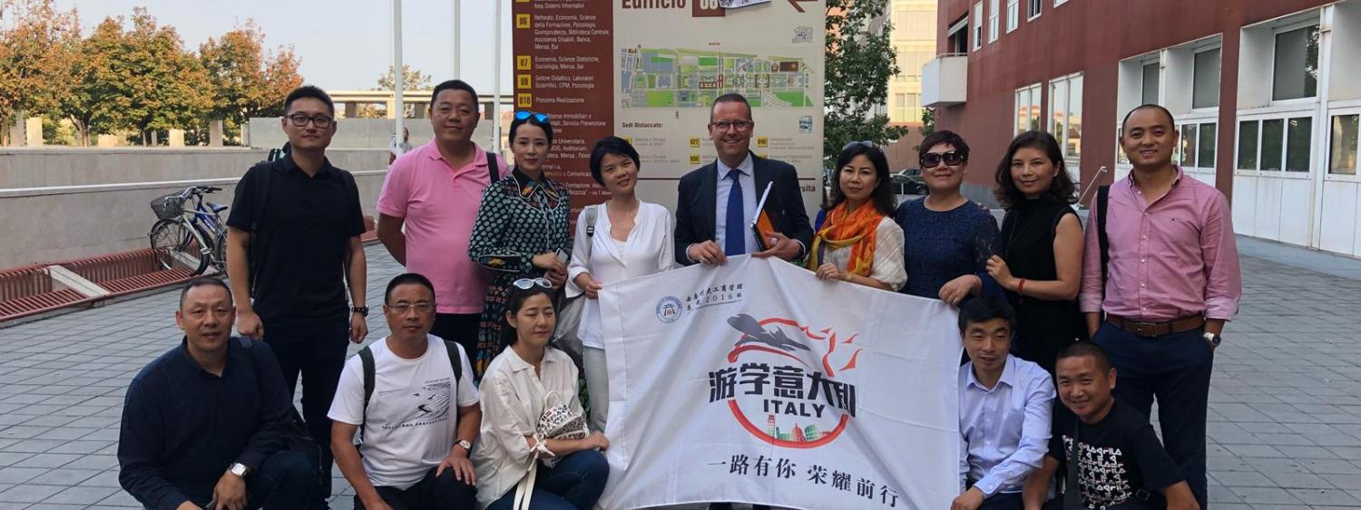 delegazione della Southwestern University of Finance and Economics