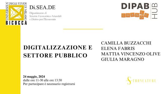 digitilizzazione e settore pubblico